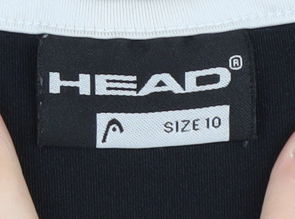 HEAD Women's Black Racerback Tank Top Size 10