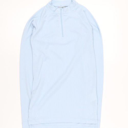 Trespass Girls Blue 1/4 Zip Sweatshirt, 9-10 Years, Activewear