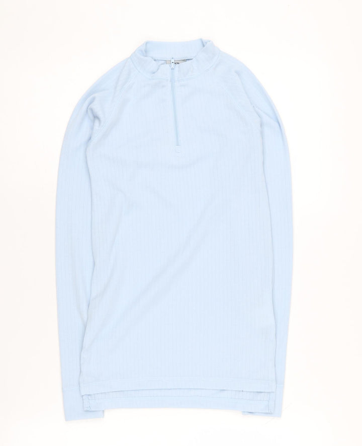 Trespass Girls Blue 1/4 Zip Sweatshirt, 9-10 Years, Activewear