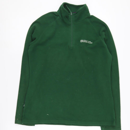 Mountain Warehouse Women's Green Fleece Sweatshirt, Size 12