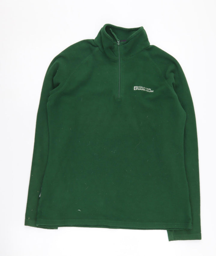 Mountain Warehouse Women's Green Fleece Sweatshirt, Size 12
