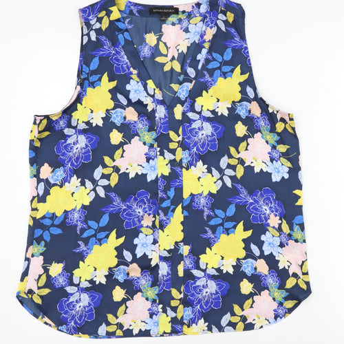 Banana Republic Women's Multicoloured Floral Blouse L