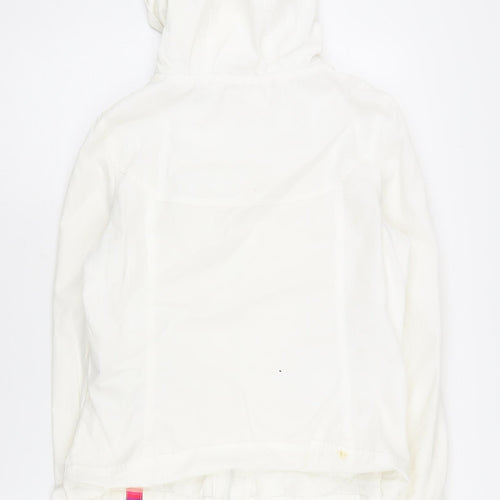 SoulCal Women's White Hooded Casual Jacket Size 10