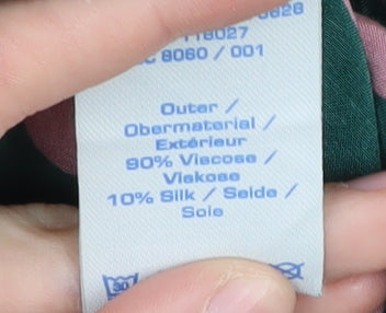 Boden Women's Green Polka Dot Button-Up Blouse