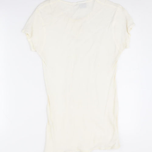 Whistles Women’s Ivory Crew Neck T-Shirt L