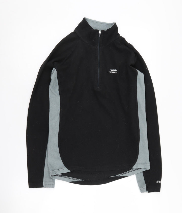 Trespass Men's Black Fleece Sweatshirt S