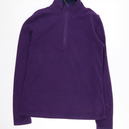 Peter Storm Women's Purple Fleece Sweatshirt Size 10