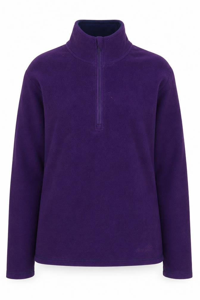 Front view of Peter Storm Women's Purple Fleece Sweatshirt, size 10