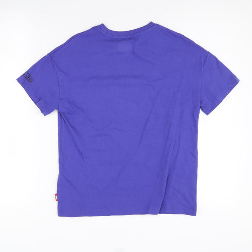 Marks and Spencer Girls Purple Marvel T-Shirt 10-11 Years