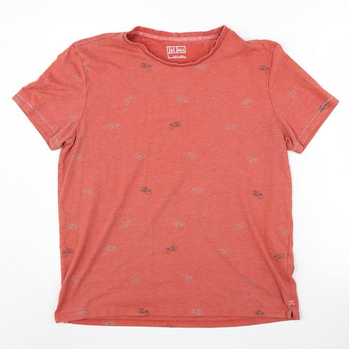 Fat Face Men's Red Retro Graphic T-Shirt L