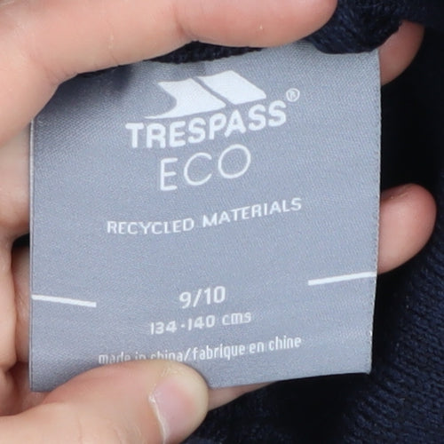 Trespass Boys Blue Jacket, Eco-Friendly, 9-10 Years