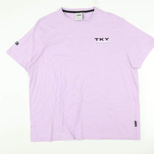 Tokyo Laundry Men's XXL Purple Graphic T-Shirt