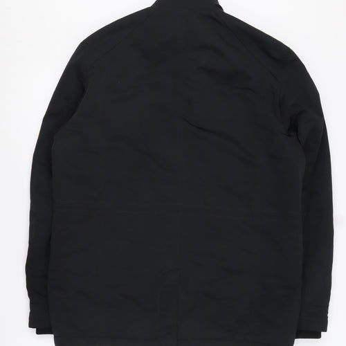 Jeff Banks Men's Black M Jacket with Collared Stand-Up