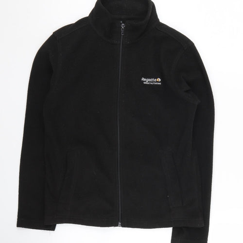 Regatta Boys Black Full Zip Fleece Jacket 9-10 Years