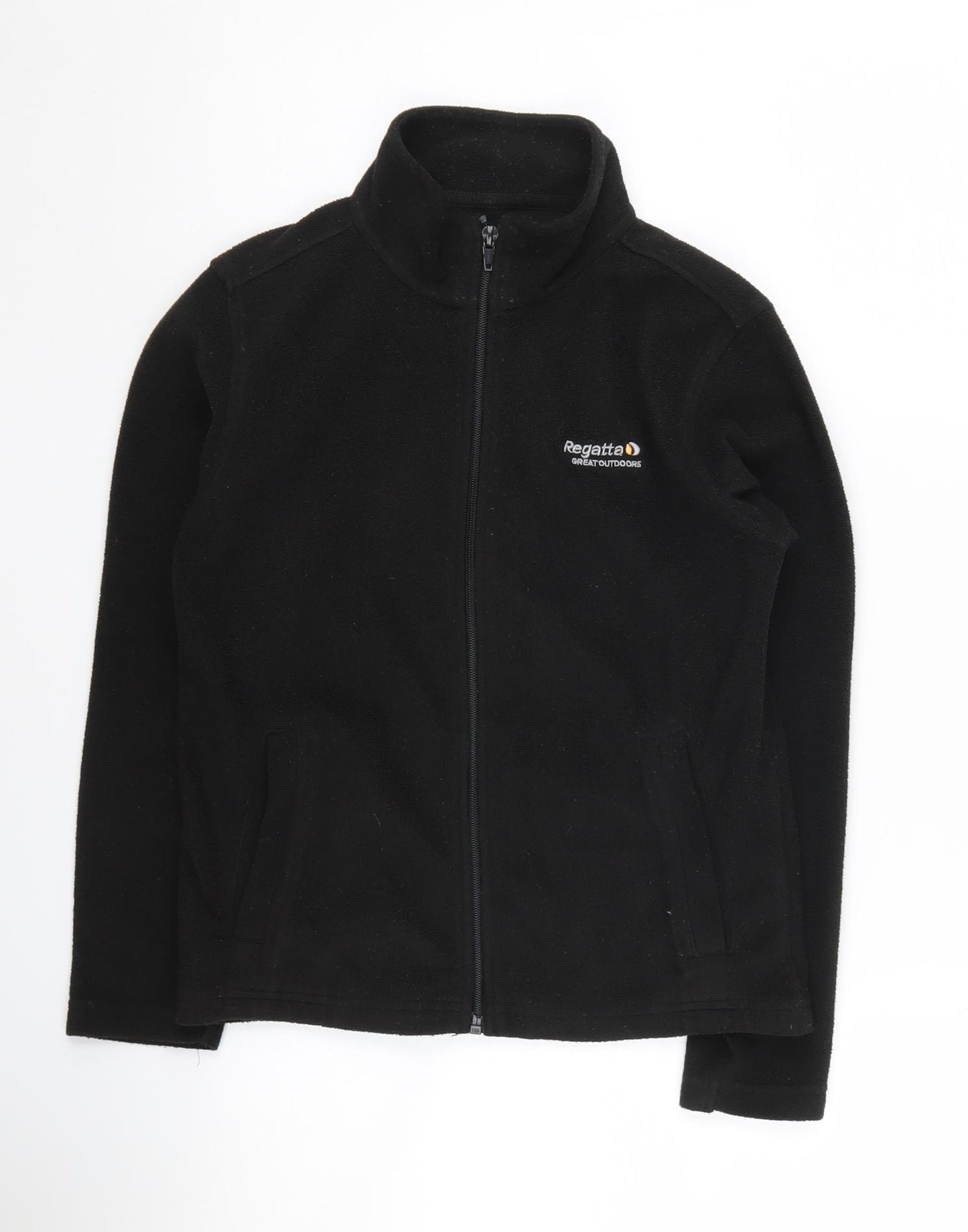 Regatta Boys Black Full Zip Fleece Jacket 9-10 Years