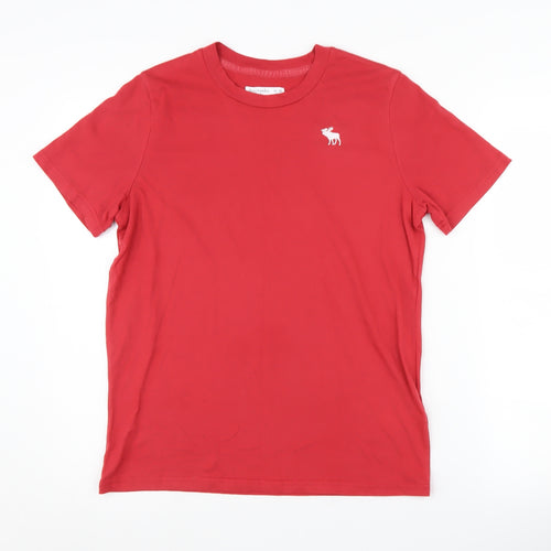 Abercrombie Kids Boys Red T-Shirt, Size 13-14 Years