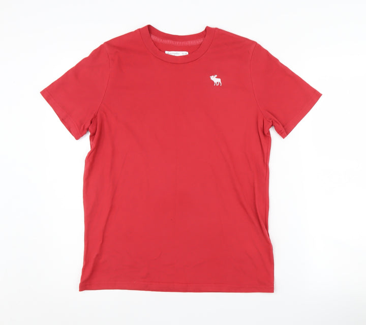 Abercrombie Kids Boys Red T-Shirt, Size 13-14 Years
