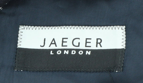 Jaeger Men's Blue Wool Blazer 38R Regular Fit