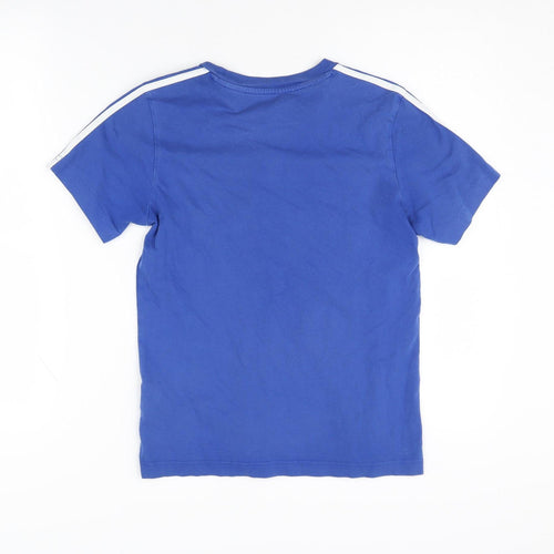 Adidas Boys Blue T-Shirt M, Casual Sports Style
