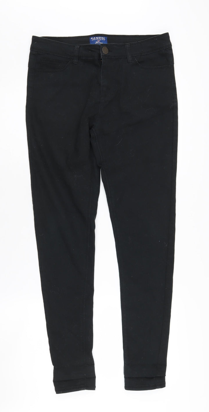 Kangol Women's Black Skinny Jeans Size 10 Stretch Denim
