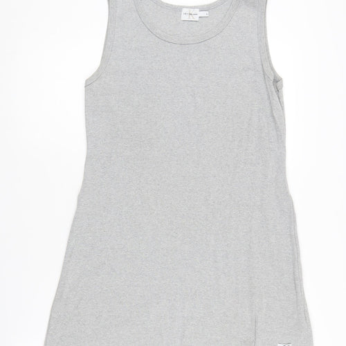 Calvin Klein Women's Grey Tank Dress L Sleeveless