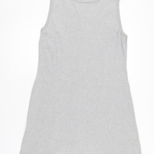Calvin Klein Women's Grey Tank Dress L Sleeveless