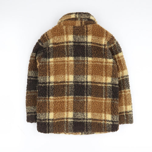Tokyo Laundry Boys Brown Plaid Jacket 3-4 Years