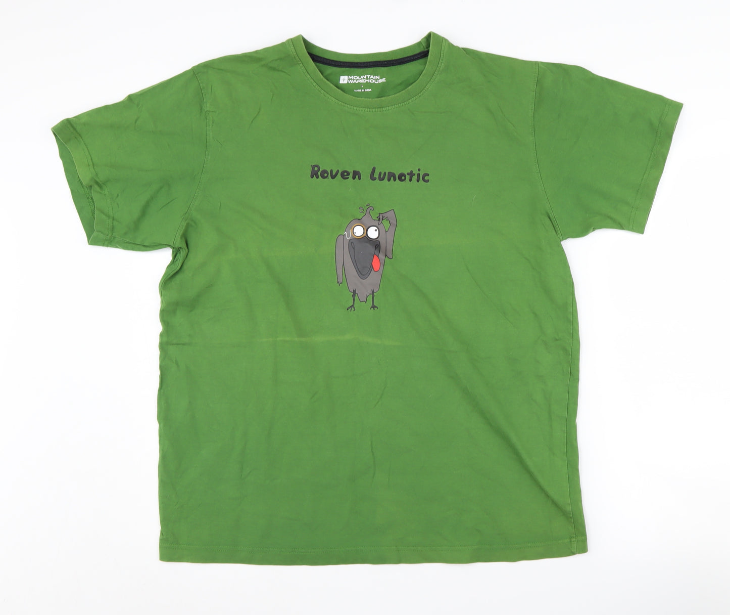 Mountain Warehouse Men's Green Graphic T-Shirt L
