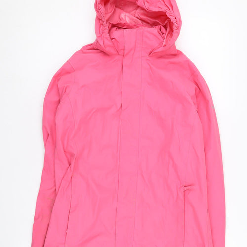 Regatta Girls Pink Hooded Waterproof Jacket 11-12yrs