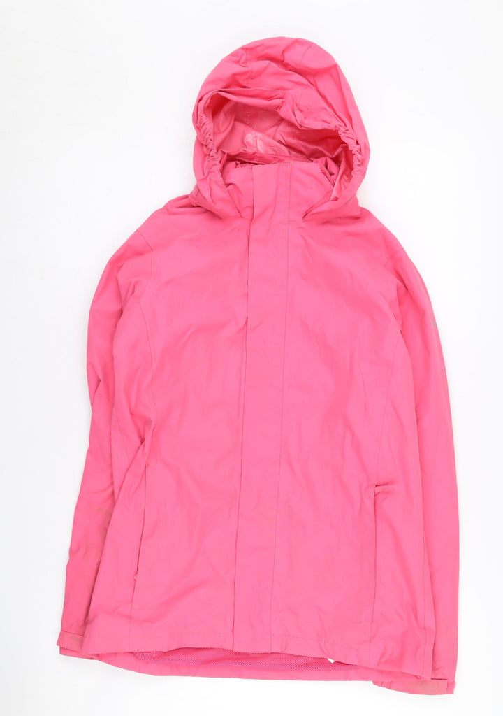 Regatta Girls Pink Hooded Waterproof Jacket 11-12yrs
