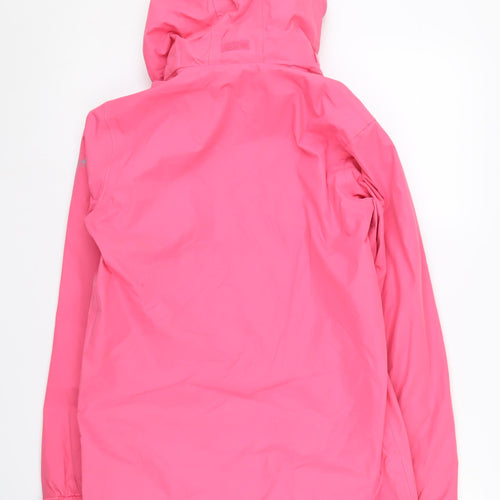 Regatta Girls Pink Hooded Waterproof Jacket 11-12yrs