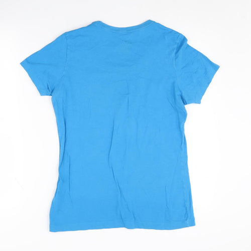 Nike Women's Blue Slim Fit T-Shirt L
