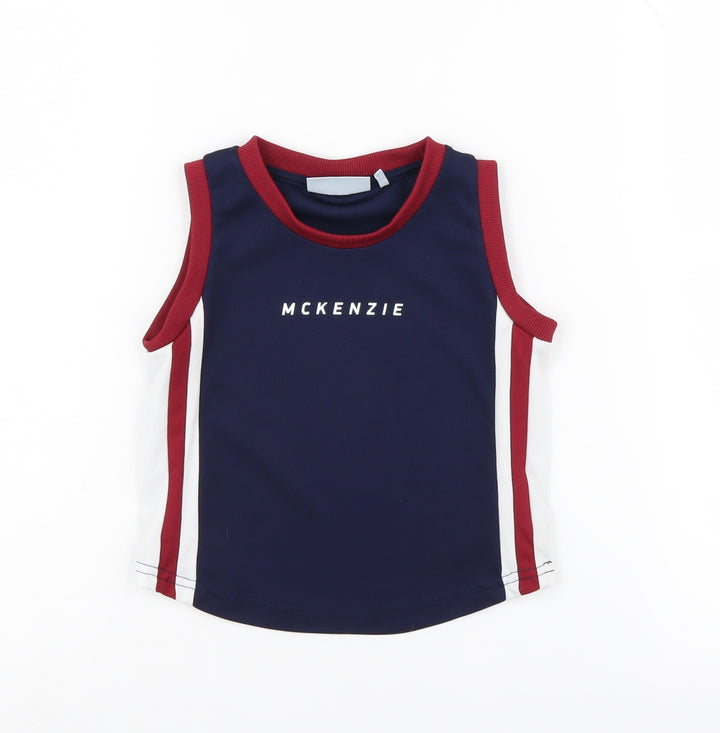 McKenzie Unisex Blue Baby Tank Top 12-18 Months Jersey