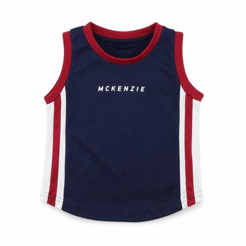McKenzie Unisex Blue Baby Tank Top 12-18 Months Jersey