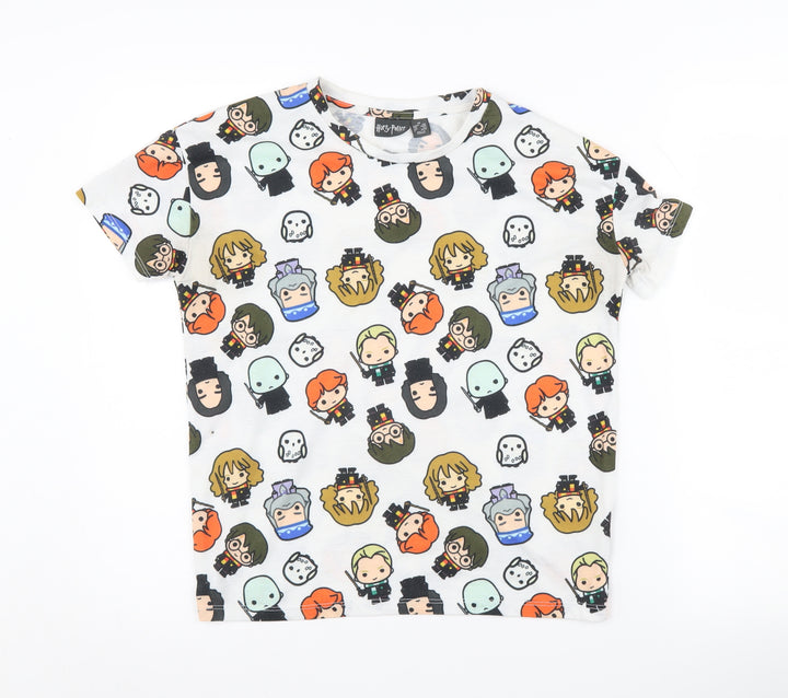 Harry Potter Unisex Multicoloured XS Cartoon T-Shirt