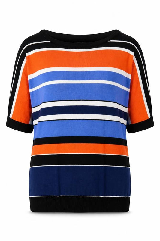 Front view of Jasper Conran Women's Multicoloured Striped Cardigan, size 12