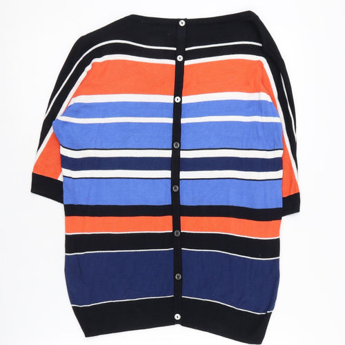 Jasper Conran Women's Multicoloured Striped Cardigan, Size 12