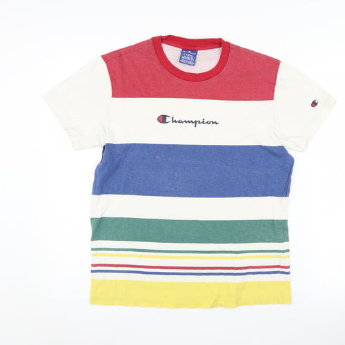 Champion Men's Multicoloured XS Striped T-Shirt