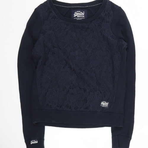 Superdry Women's Black XS Pullover Sweatshirt