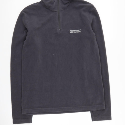 Regatta Black Pullover Fleece Sweatshirt S