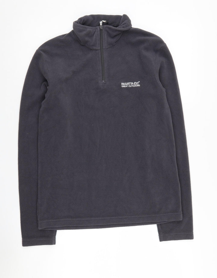 Regatta Black Pullover Fleece Sweatshirt S
