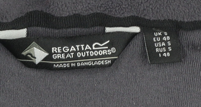 Regatta Black Pullover Fleece Sweatshirt S