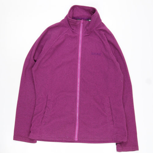 Regatta Women's Purple Full Zip Jacket Size 14