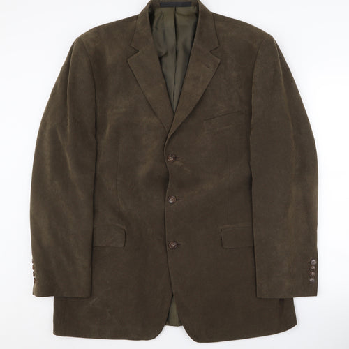 Marks & Spencer Men's Brown Blazer, Size 42R Formal