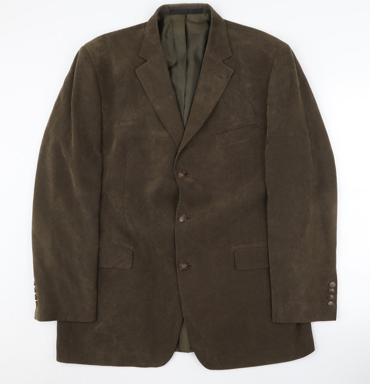Marks & Spencer Men's Brown Blazer, Size 42R Formal