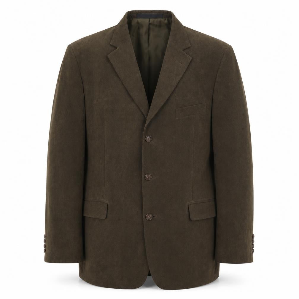 Front view of Marks & Spencer Men's Brown Blazer, size 42R, Formal