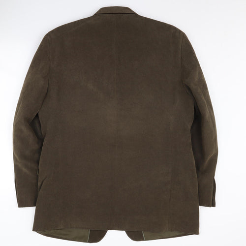Marks & Spencer Men's Brown Blazer, Size 42R Formal