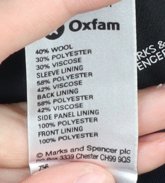 Marks & Spencer Men's Black 44 Blazer Jacket