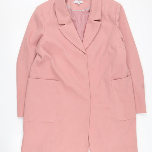 Debenhams Women's Pink Mid-Length Coat UK 20