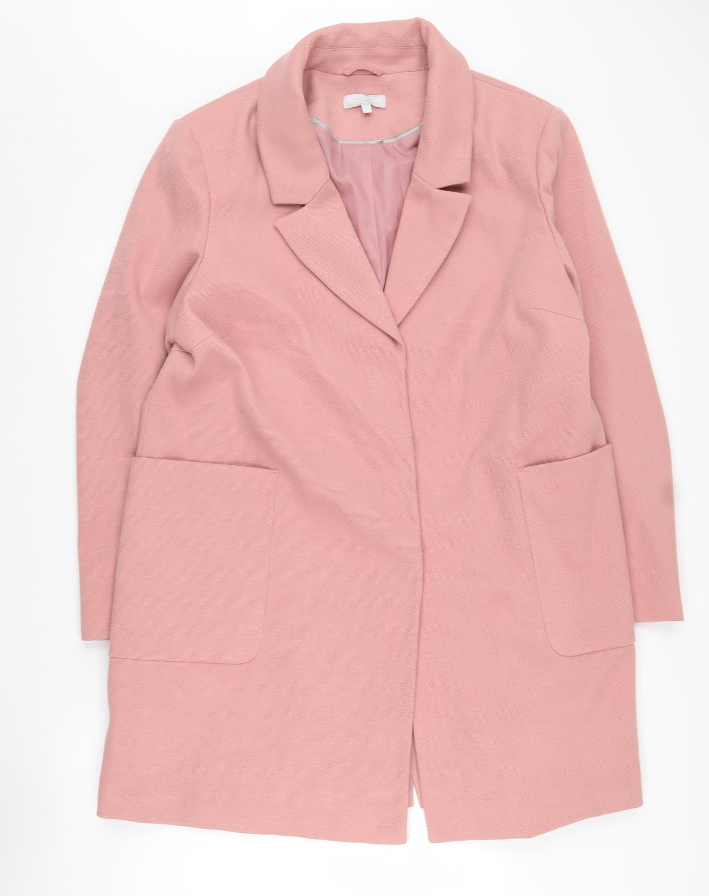 Debenhams Women's Pink Mid-Length Coat UK 20
